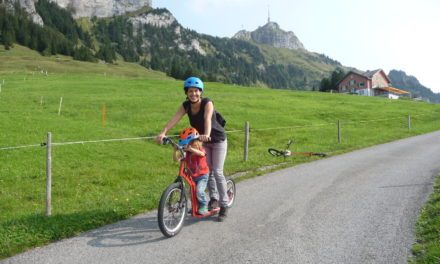 Hoher Kasten: Trottinett fahren und wandern im Appenzellerland